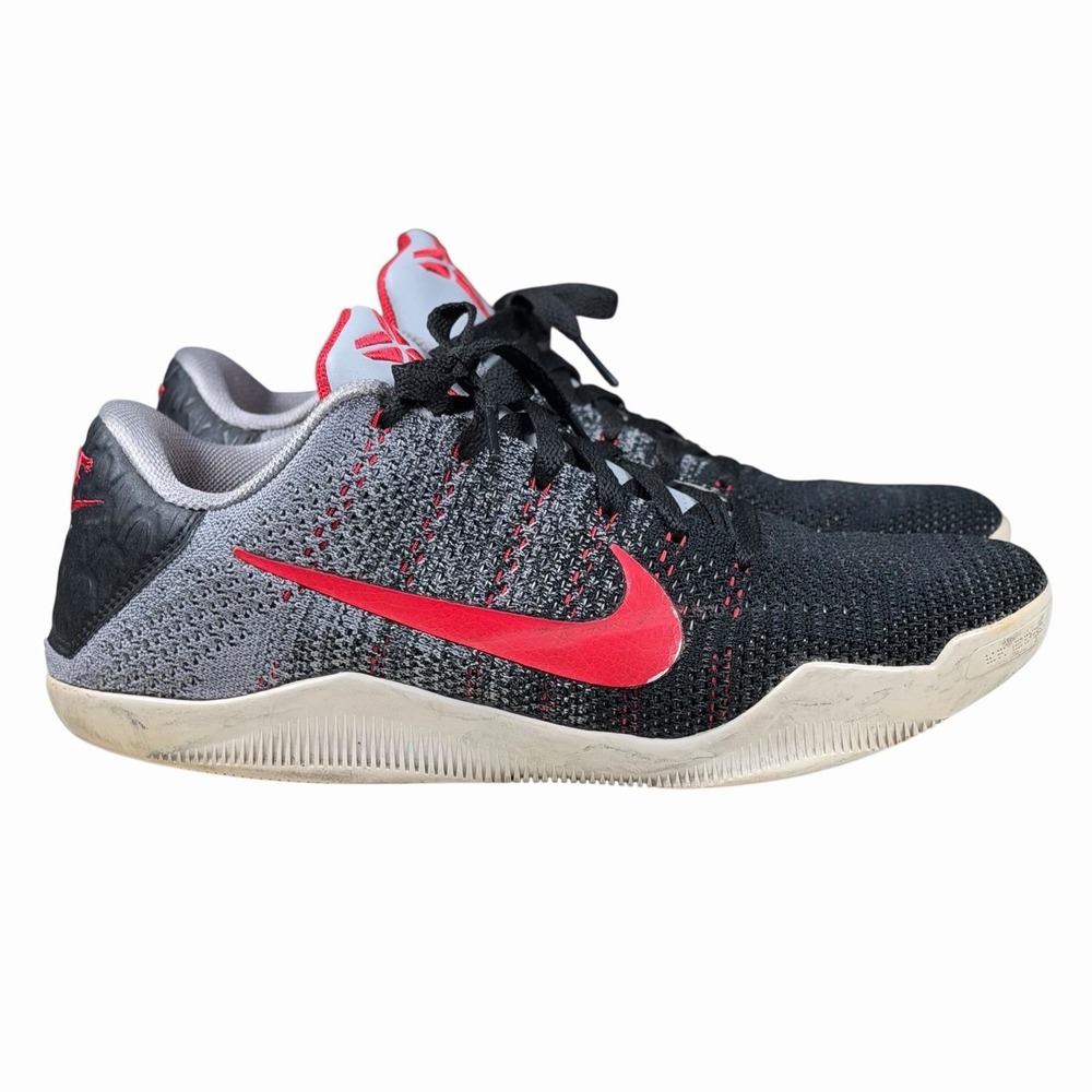 Nike Kobe XI Elite Low Tinker Muse Red Sneakers 822675-060 Men's Size 9 [NO BOX]